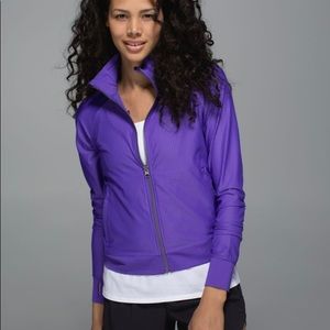 Lululemon Sweaty Or Not Jacket, Purple, 10